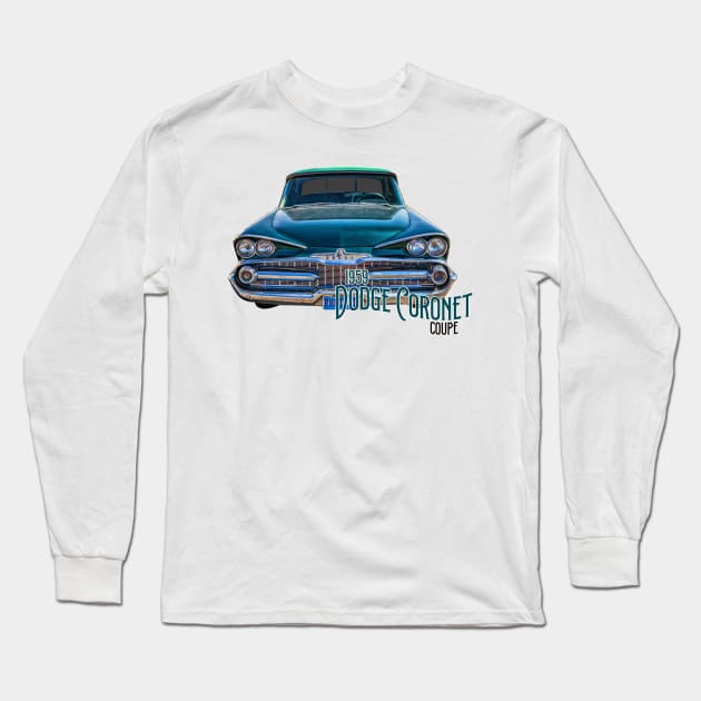 1959 Dodge Coronet Coupe Long Sleeve T-Shirt by Gestalt Imagery